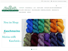 Tablet Screenshot of drachenwolle.de